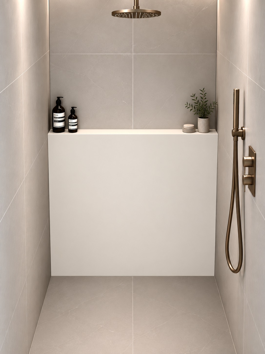 Douchewand Richel - Angora White