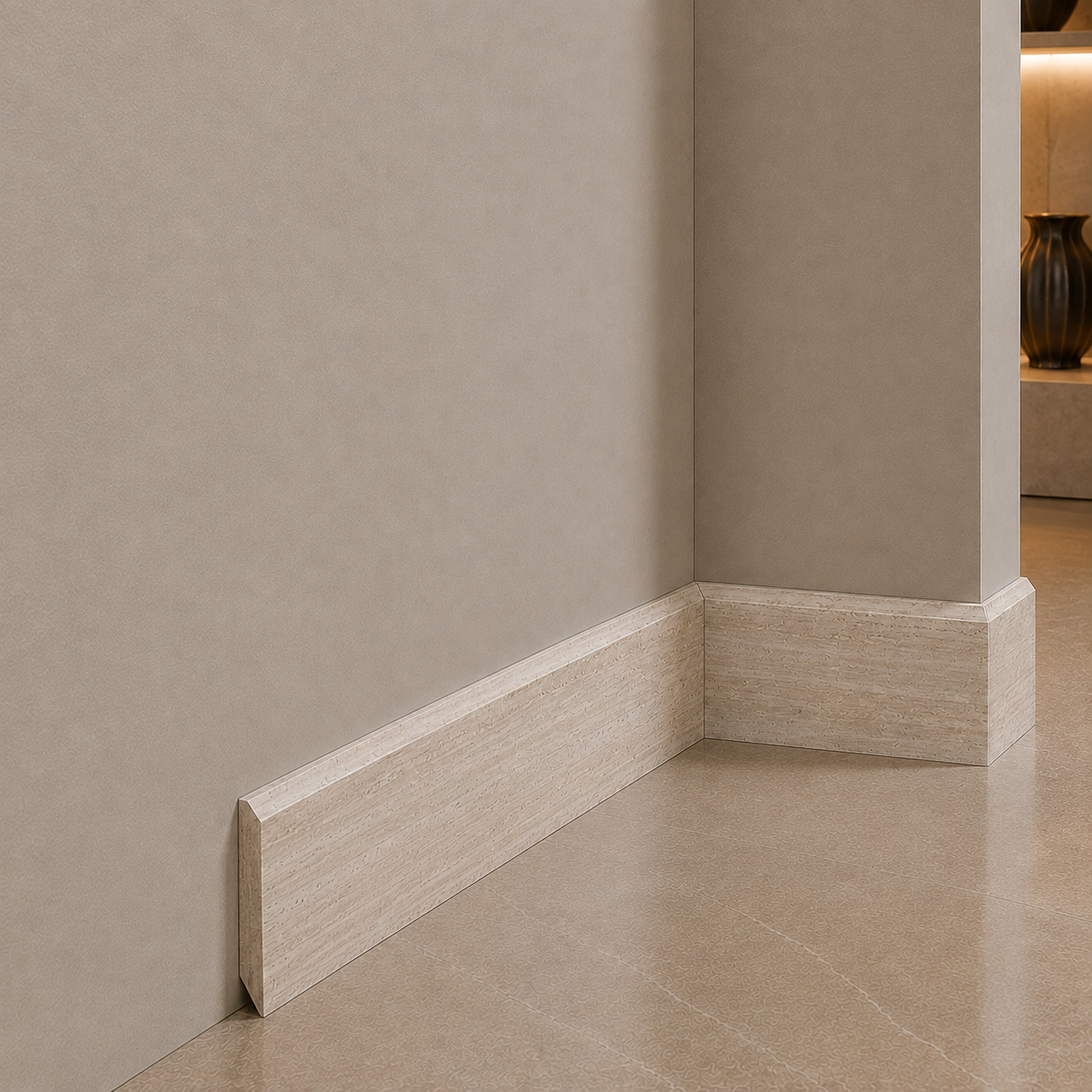 Plinten - Schuinen kant - Solid surface
